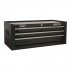 Sealey American PRO Topchest, Mid-Box Tool Chest & Rollcab Stack 14 Drawer - Black