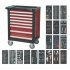 Sealey Premier Rollcab 8 Drawer with 707pc Tool Kit