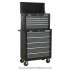 Sealey American PRO Rollcab 5 Drawer - Black/Grey