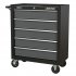 Sealey American PRO Rollcab 5 Drawer - Black/Grey