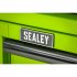 Sealey Superline PRO Mid-Box Tool Chest 2 Drawer - Green/Black