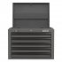 Sealey Superline PRO Topchest 5 Drawer - Grey/Black