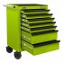 Sealey Superline PRO Rollcab 7 Drawer - Green/Black