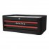 Sealey Premier Retro Style Mid-Box Tool Chest 2 Drawer - Black with Red Anodised Drawer Pulls