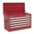 Sealey Superline PRO Topchest 5 Drawer with 139pc Tool Kit - Red