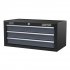 Sealey Mid-Box 3 Drawer with Ball-Bearing Slides - Black/Grey