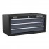 Sealey Mid-Box 3 Drawer with Ball-Bearing Slides - Black/Grey