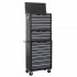 Sealey American PRO Tool Chest Combination 16 Drawer - Black/Grey