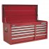 Sealey Superline PRO Heavy-Duty Topchest 10 Drawer - Red