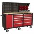 Sealey Superline PRO Mobile Workstation with Backboard 10 Drawer