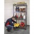 Sealey Heavy-Duty Racking Unit with 4 Mesh Shelves 640kg Capacity Per Level