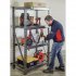 Sealey Heavy-Duty Racking Unit with 4 Mesh Shelves 640kg Capacity Per Level