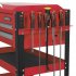 Sealey Superline PRO Heavy-Duty Mobile Tool & Parts Trolley with Lockable Top & 2 Drawers - Red