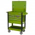 Sealey Superline PRO Heavy-Duty Mobile Tool & Parts Trolley with 5 Drawers and Lockable Top - Hi-Vis Green