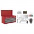 Sealey American PRO Tool Chest 3 Drawer with 93pc Tool Kit - Red/Grey