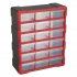 Sealey Cabinet Box 18 Drawer - Red/Black