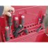 Sealey Side Cabinet for Long Handle Tools - Red