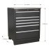 Sealey Premier Heavy-Duty Modular Floor Cabinet 6 Drawer 775mm