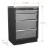 Sealey Superline PRO Modular Cabinet 4 Drawer 680mm