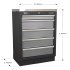 Sealey Superline PRO Modular Cabinet 5 Drawer 680mm