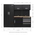 Sealey Premier Storage System with Hardwood Worktop 2.5m