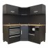 Sealey Premier Corner Storage System with Hardwood Worktop 1.7m