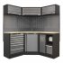 Sealey Superline PRO Corner Storage System with Wood Worktop 1.6m