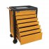 Sealey Superline PRO Push-To-Open Rollcab 7 Drawer - Orange