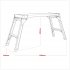 Sealey Folding Platform 2-Tread Aluminium - EN 131