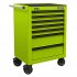 Sealey Superline PRO Topchest, Mid-Box Tool Chest & Rollcab Combination 14 Drawer - Green