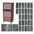 Sealey Premier Topchest & Rollcab Combination 14 Drawer with 1233pc Tool Kit