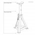 Sealey Axle Stands (Pair) 12 Tonne Capacity per Stand