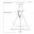 Sealey Axle Stands (Pair) 15 Tonne Capacity per Stand