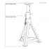 Sealey Premier Axle Stands (Pair) 2.5 Tonne Capacity per Stand