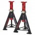 Sealey Premier Axle Stands (Pair) 6 Tonne Capacity per Stand - Red