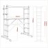 Sealey Scaffold Ladder 4-Way Aluminium - EN 131