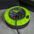 Sealey 10m Cassette Type Cable Reel with Thermal Trip 2 x 230V & 2 x USB - Hi-Vis Green