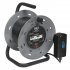 Sealey 25m Cable Reel with Thermal Trip & RCD Plug 4 x 230V