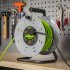 Sealey 50m Cable Reel with Thermal Trip 4 x 230V - Hi-Vis Green