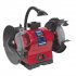 Sealey 200mm Bench Grinder with Worklight 550W/230V