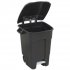 Sealey Refuse/Wheelie Bin with Foot Pedal 100L - Black