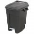 Sealey Refuse/Wheelie Bin with Foot Pedal 100L - Black