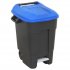 Sealey Refuse/Wheelie Bin with Foot Pedal 100L - Blue