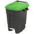 Sealey Refuse/Wheelie Bin with Foot Pedal 100L - Green