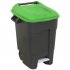 Sealey Refuse/Wheelie Bin with Foot Pedal 100L - Green