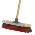 Sealey Heavy-Duty Stiff/Hard Bristle Broom with Scraper 16