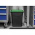 Sealey Refuse/Storage Bin 50L - Green