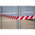 Sealey Non-Adhesive Hazard Warning Barrier Tape 80mm x 100m - Red/White