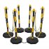 Sealey Post & Chain Kit 25m - Black/Yellow