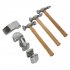 Sealey Drop-Forged Panel Beating Set with Hickory Shafts 7pc